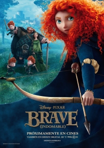 Cartel de la película ganadora Brave (2012) 
